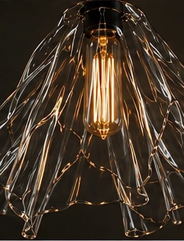 FLOW lamp in warm light