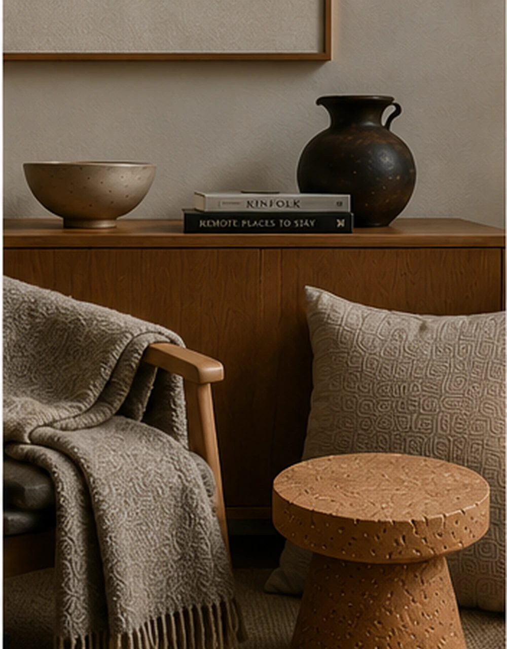 Europäisches Design für Zuhause: Kork, Keramik, Wolle und Holz